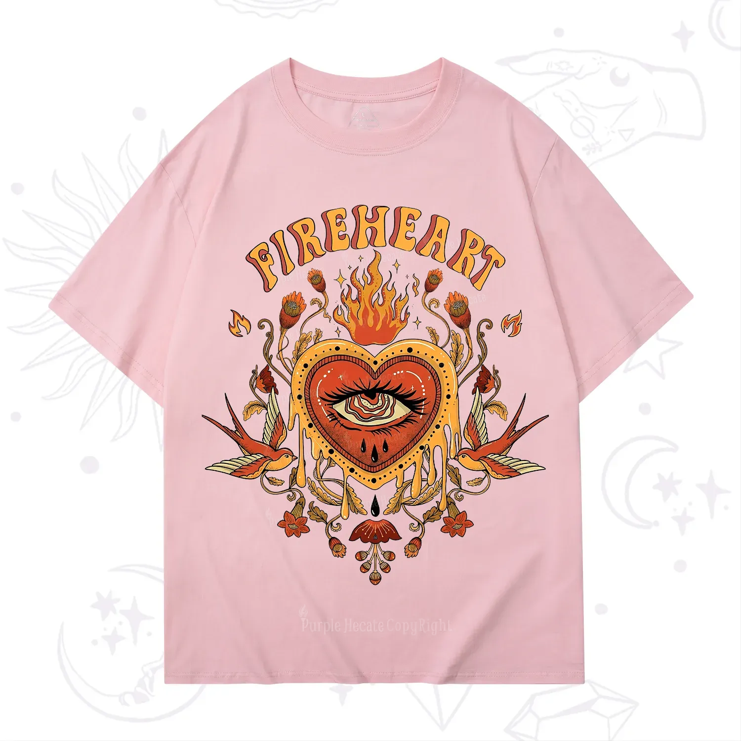 Purplehecate Fireheart T-Shirt