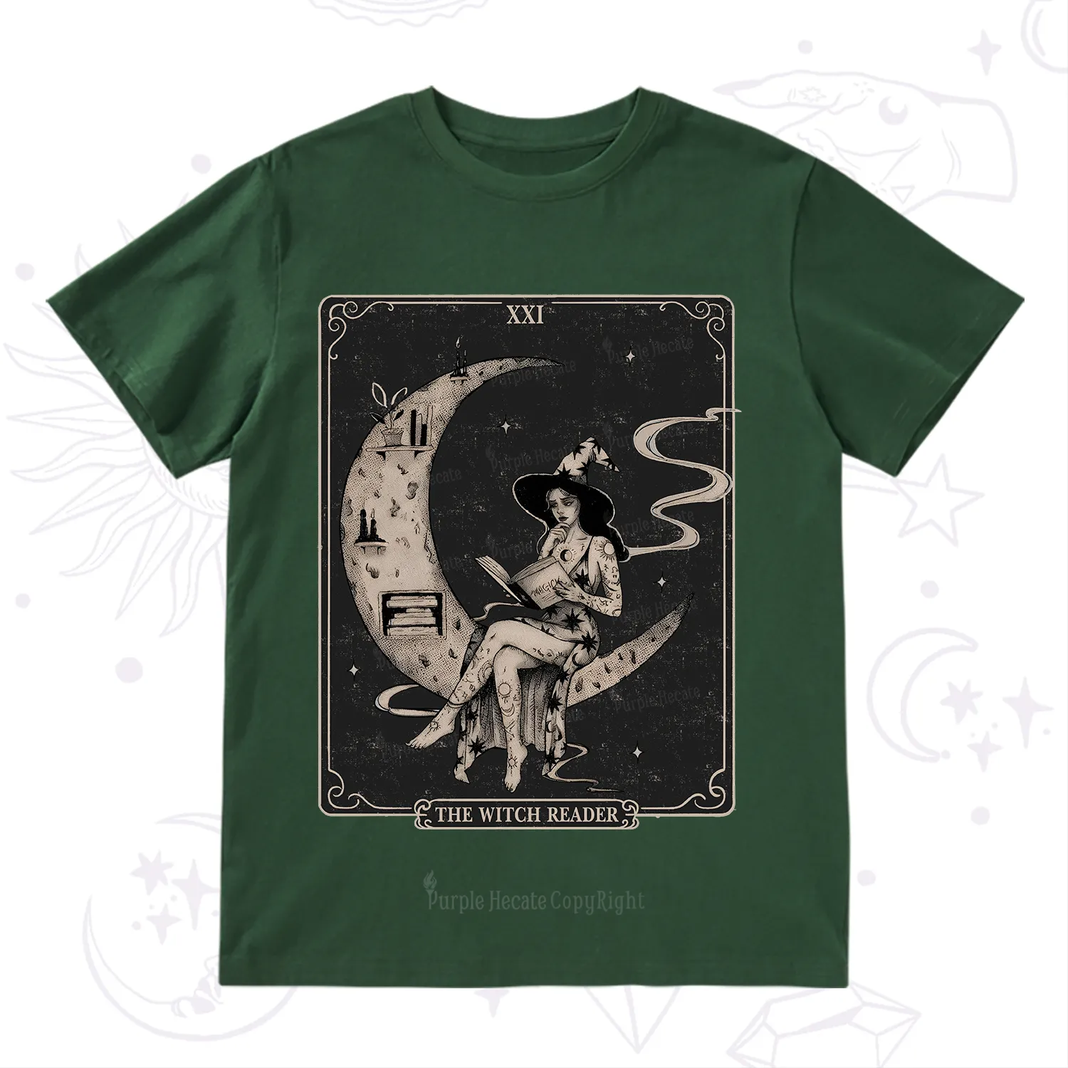 Purplehecate The Witch Reader T-Shirt