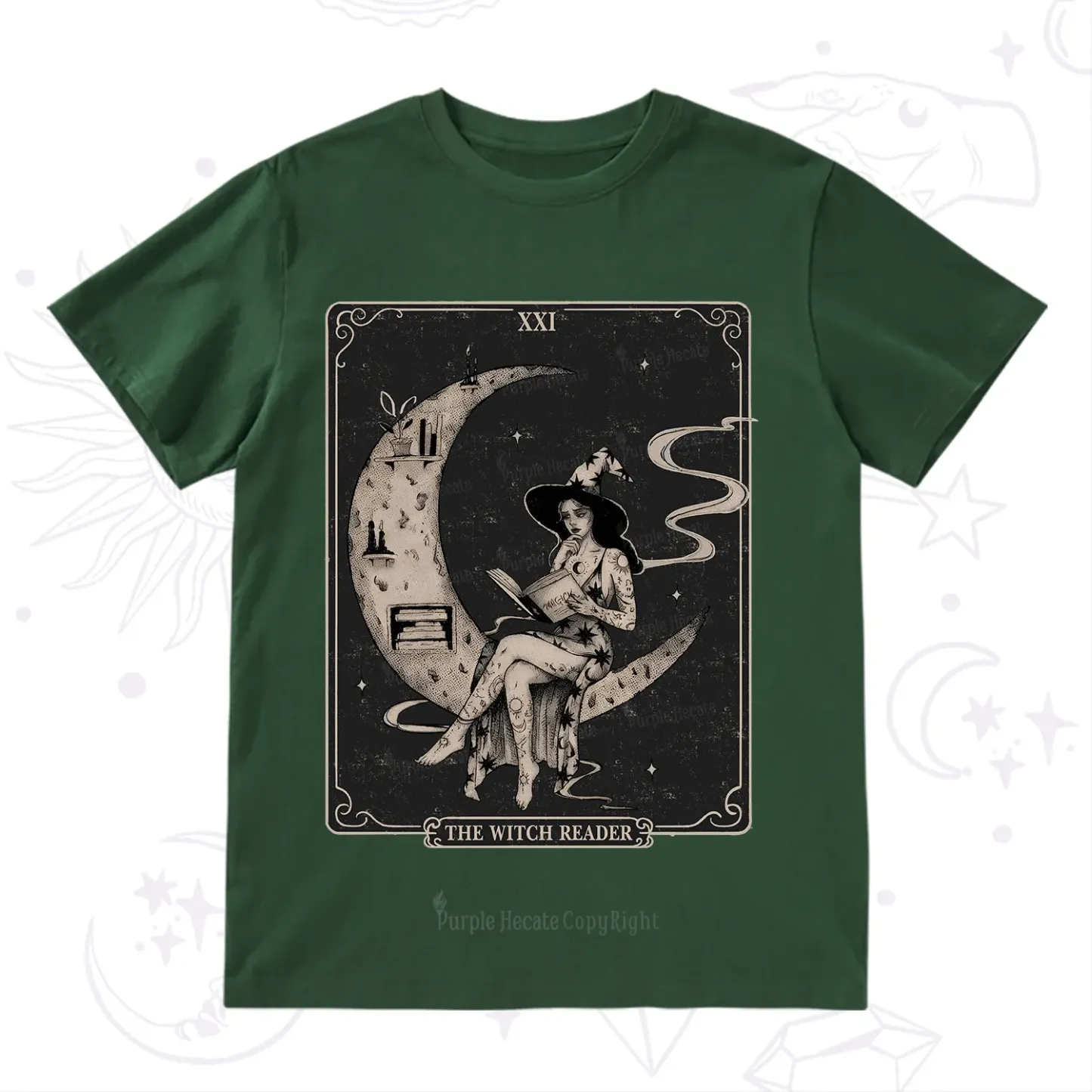 Purplehecate The Witch Reader T-Shirt