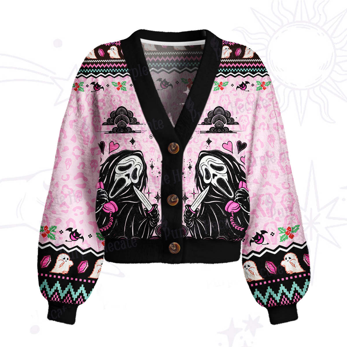 Purplehecate The Killer Call Cardigan Sweaters