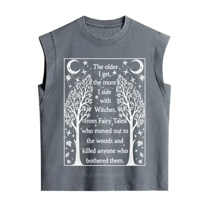 Purplehecate Side With Witches Vintage Washed Tank