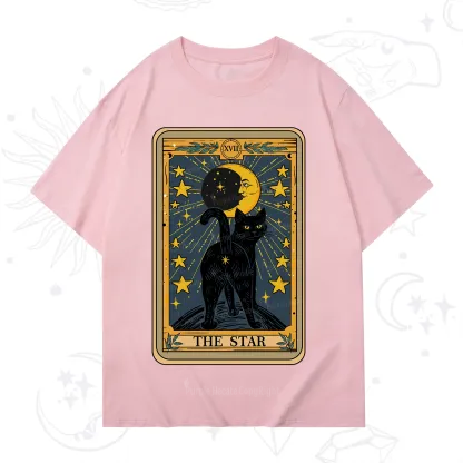 Purplehecate The Star Tarot Cat T-Shirt