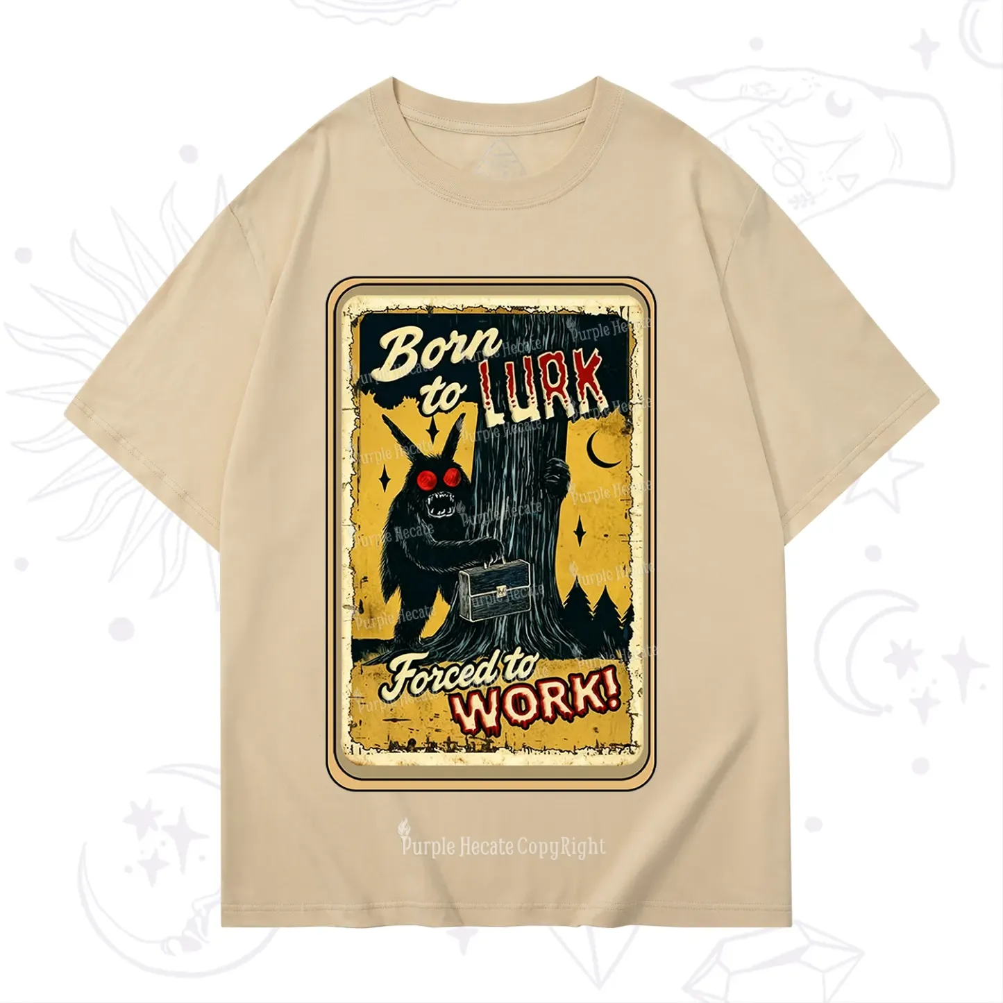 Purplehecate Cryptid Mothman Horror T-Shirt