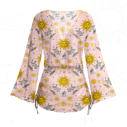 Purplehecate Magic Sun Mesh Cover Up Dress