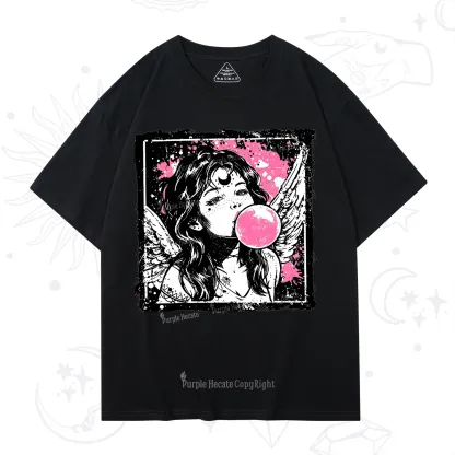 Purplehecate Grunge Angel with Bubblegum T-Shirt