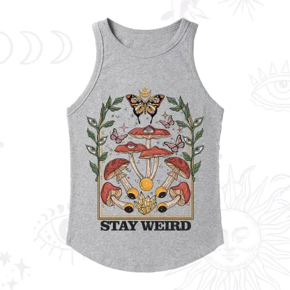 Purplehecate Stay Weird Racerback Tank Top