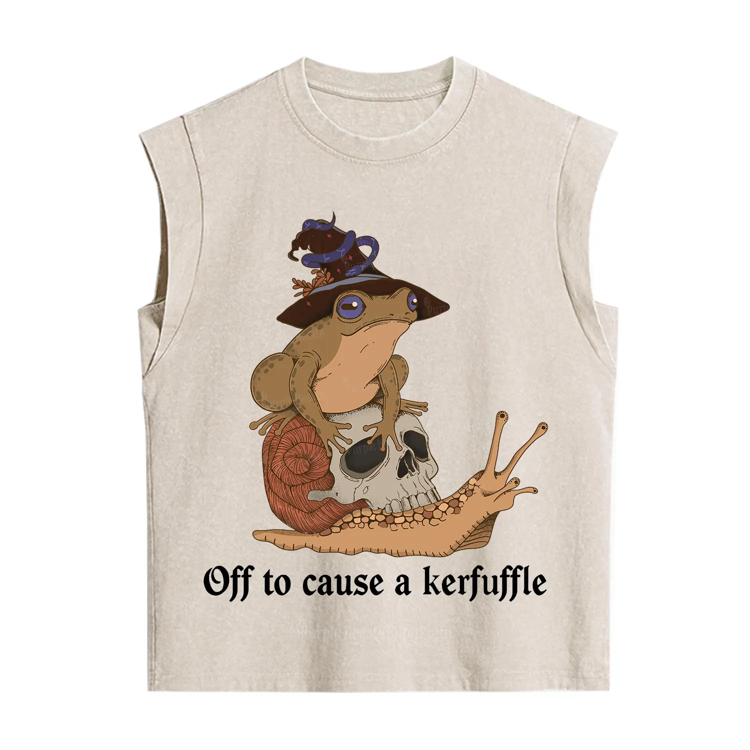 Purplehecate Off To Cause A Kerfuffle Vintage Washed Tank