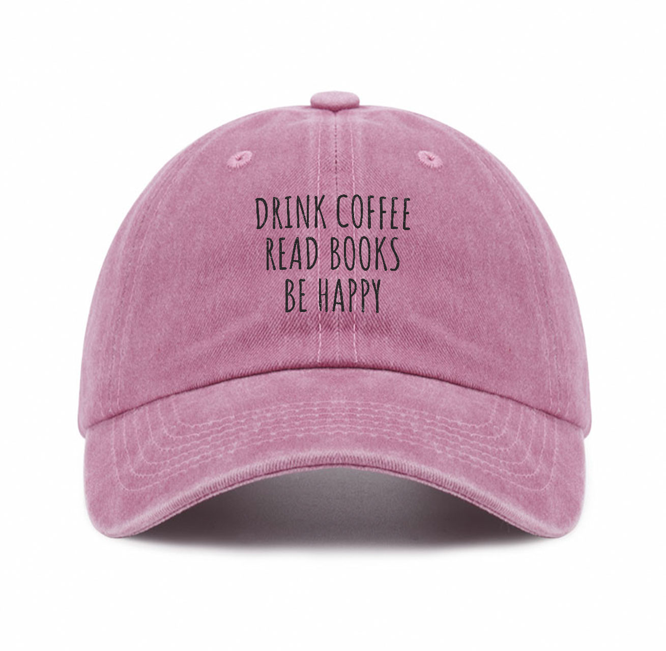 Purplehecate Drink Coffee Read Books Be Happy Baseball Cap