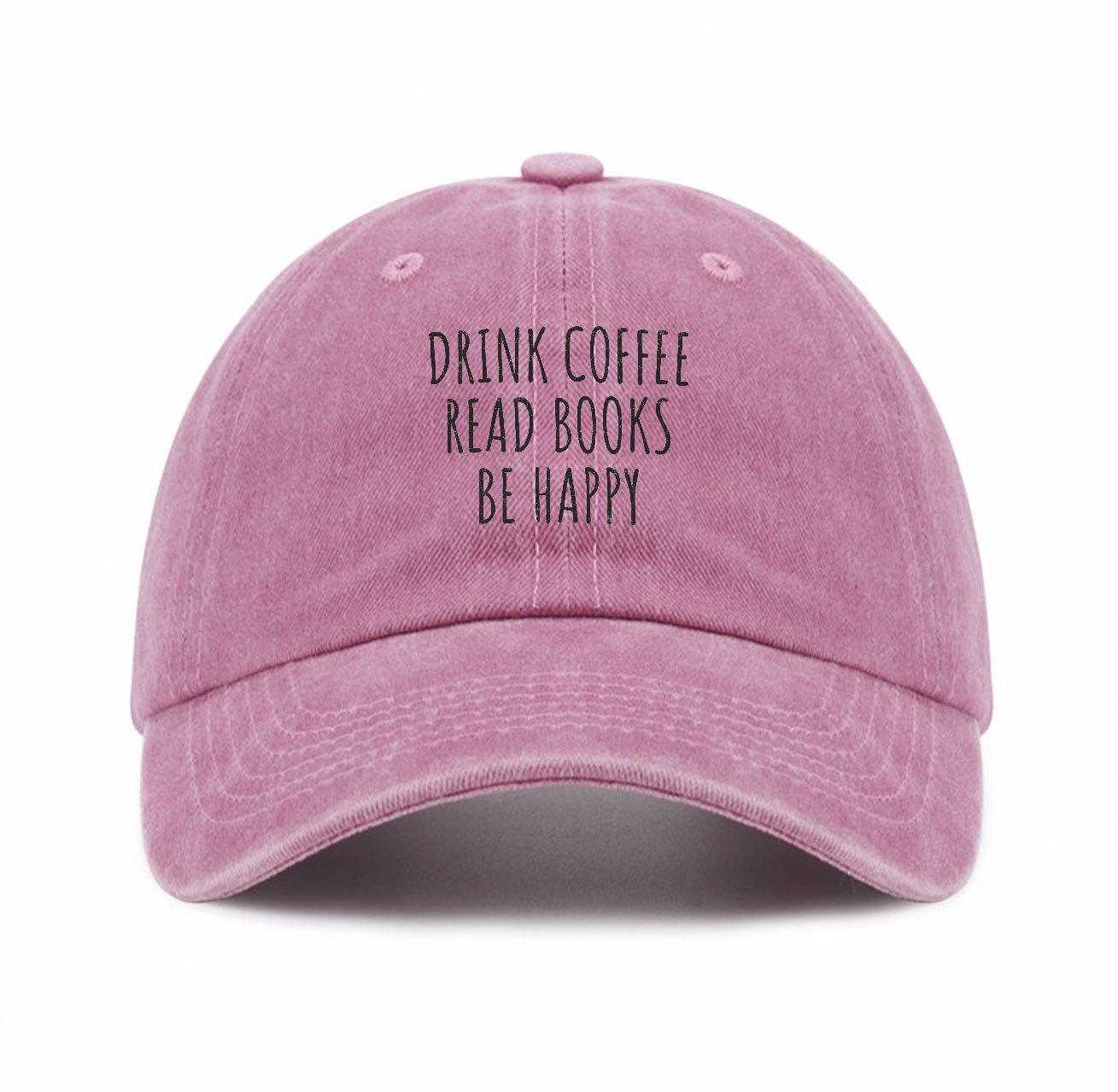 Purplehecate Drink Coffee Read Books Be Happy Baseball Cap