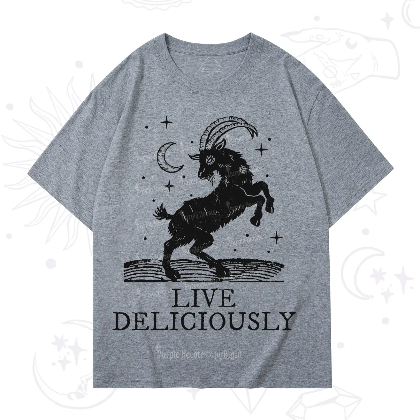 Purplehecate Live Deliciously T-Shirt