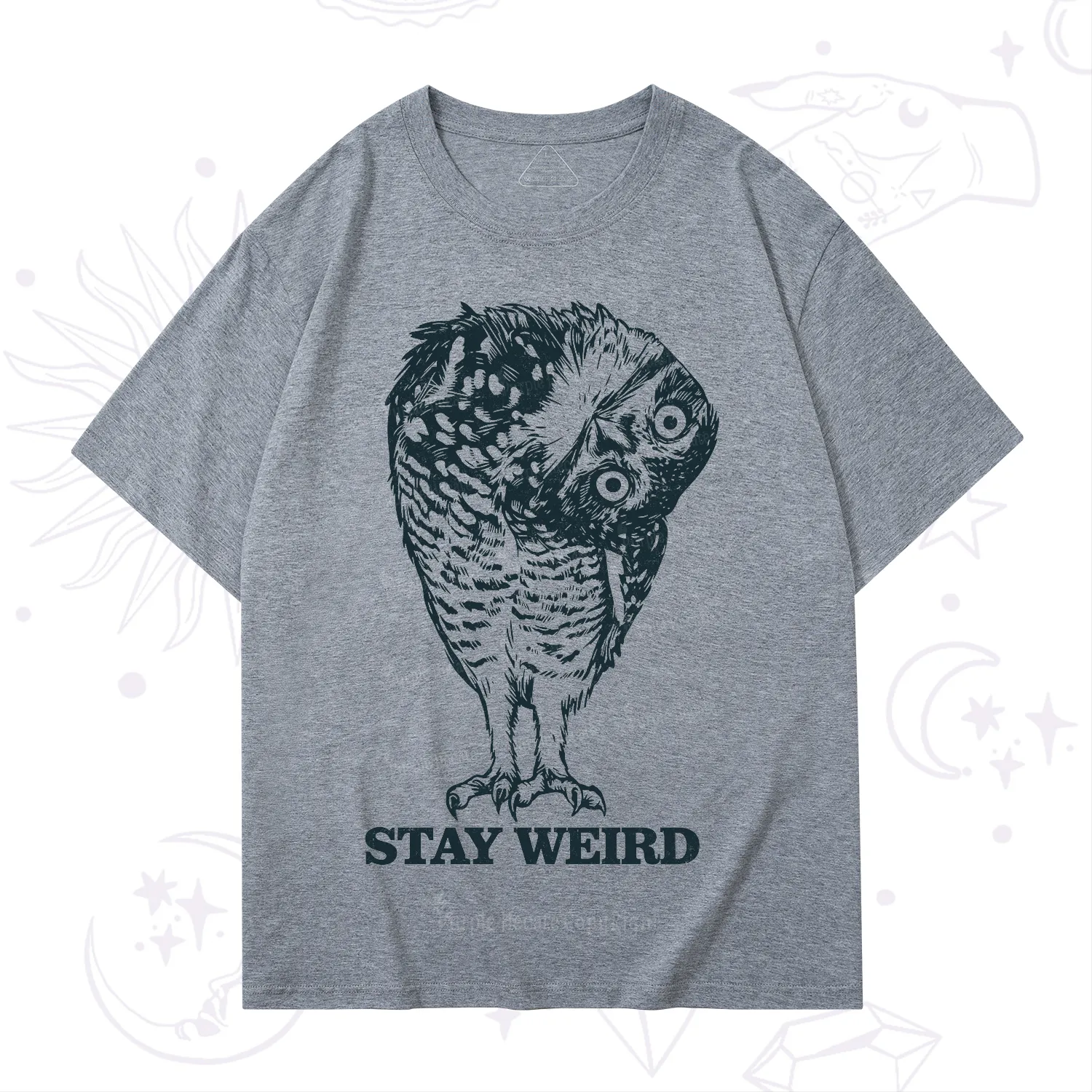 Purplehecate Stay Weird Innocent Owl T-Shirt