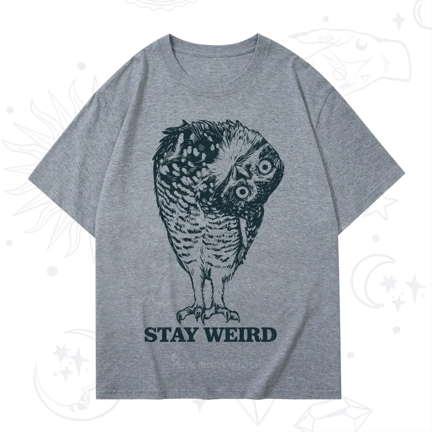 Purplehecate Stay Weird Innocent Owl T-Shirt
