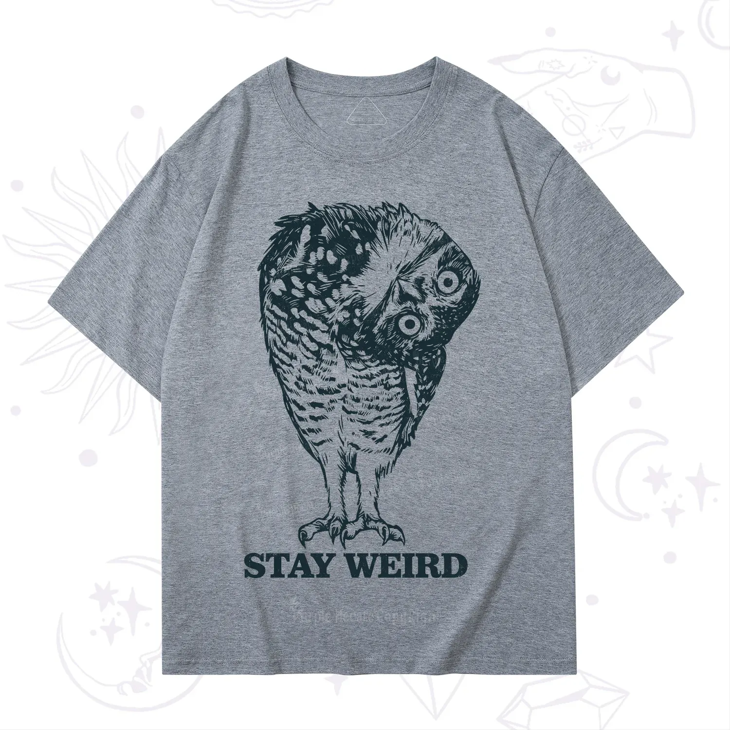 Purplehecate Stay Weird Innocent Owl T-Shirt