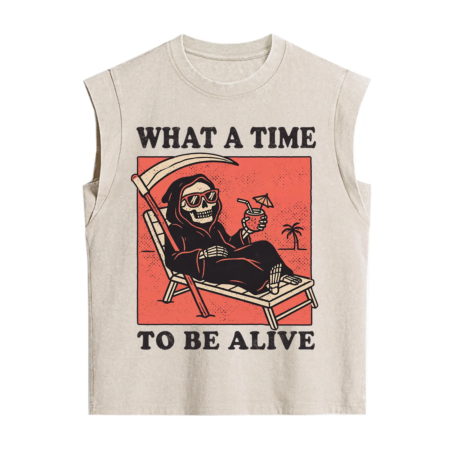 Purplehecate What A Time To Be Alive Vintage Washed Tank