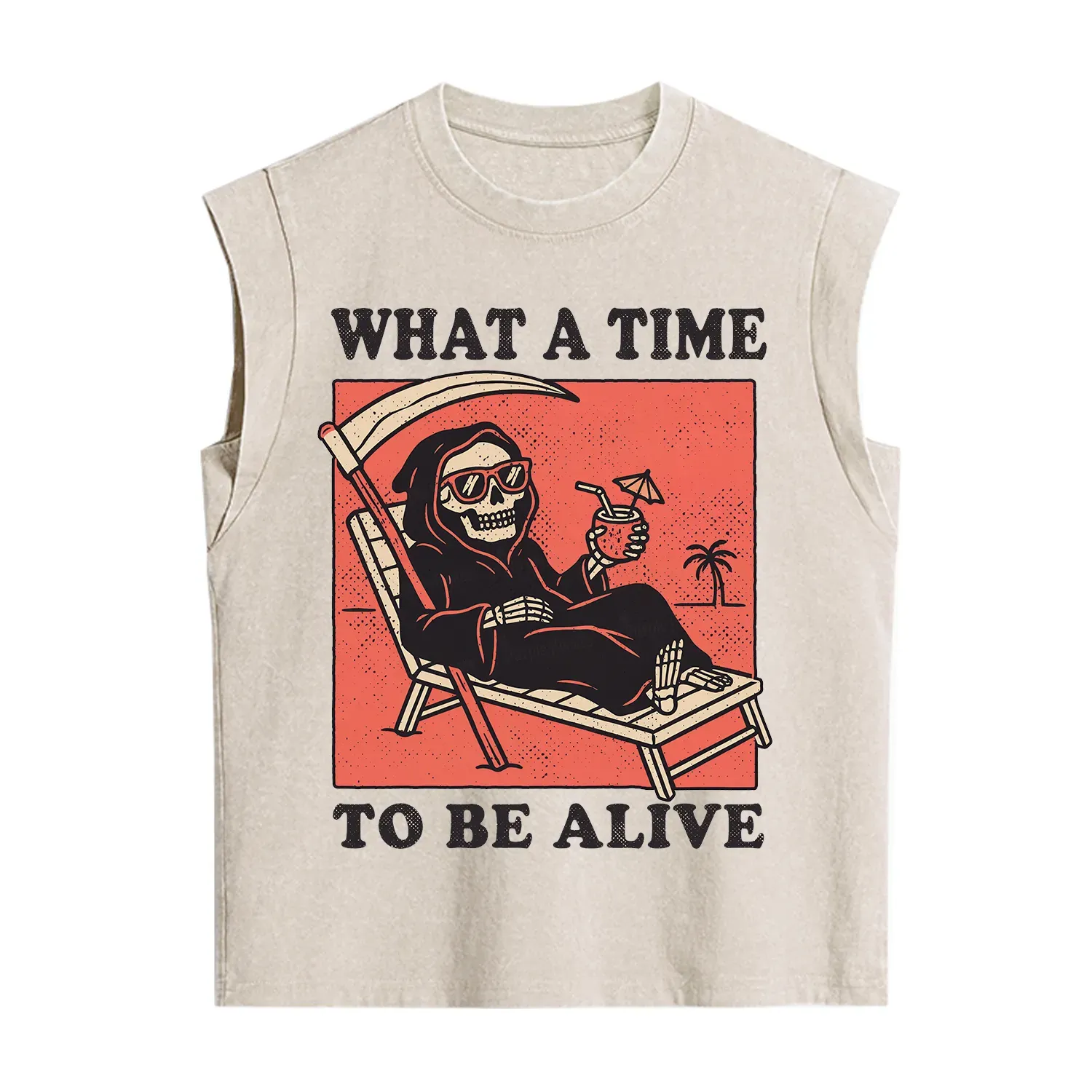 Purplehecate What A Time To Be Alive Vintage Washed Tank