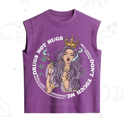 Purplehecate Weed Be Sarcastic Vintage Washed Tank