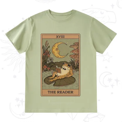 Purplehecate The Reader Frog Tarot T-Shirt