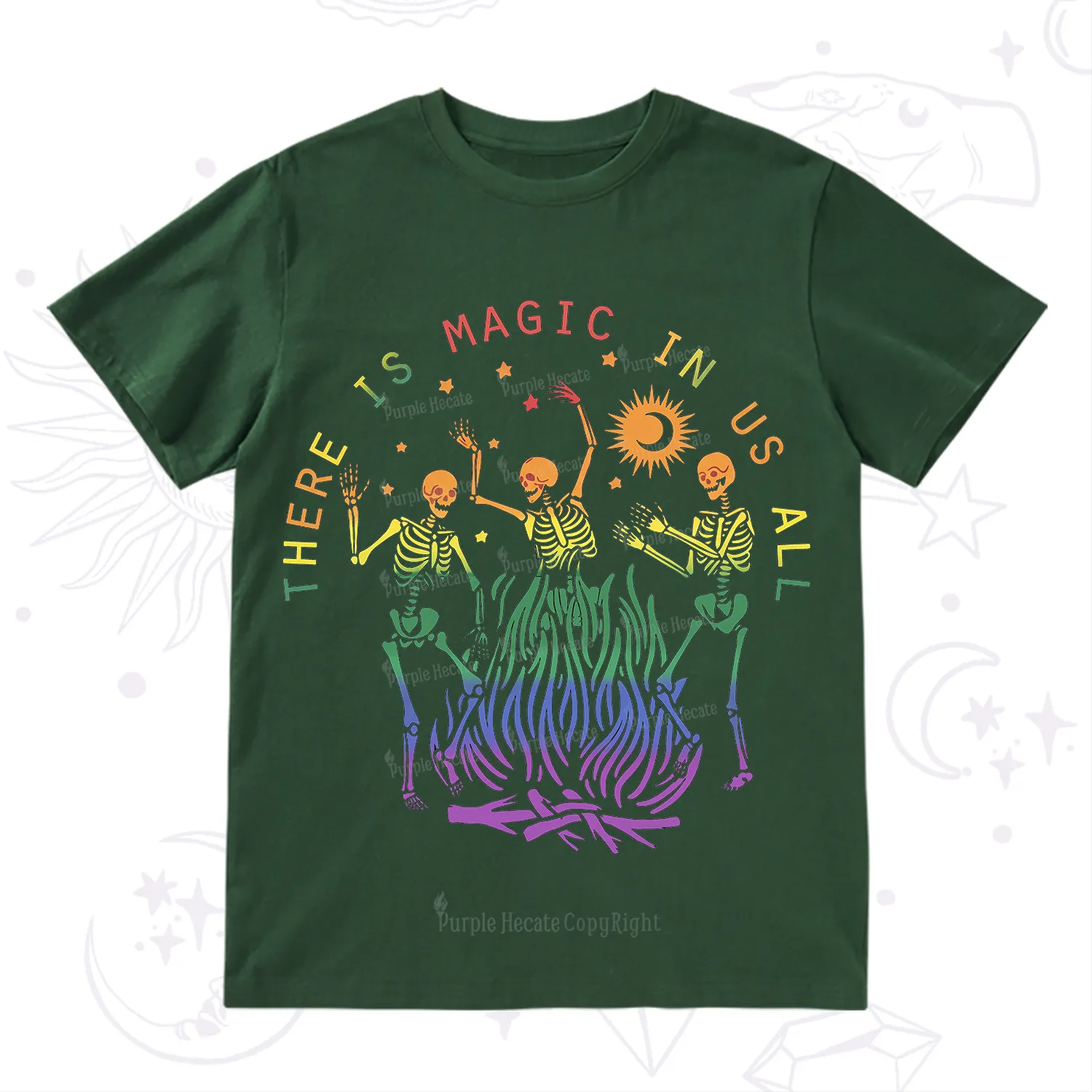 Purplehecate Pride Outfit There is Magic in Us All Back T-Shirt