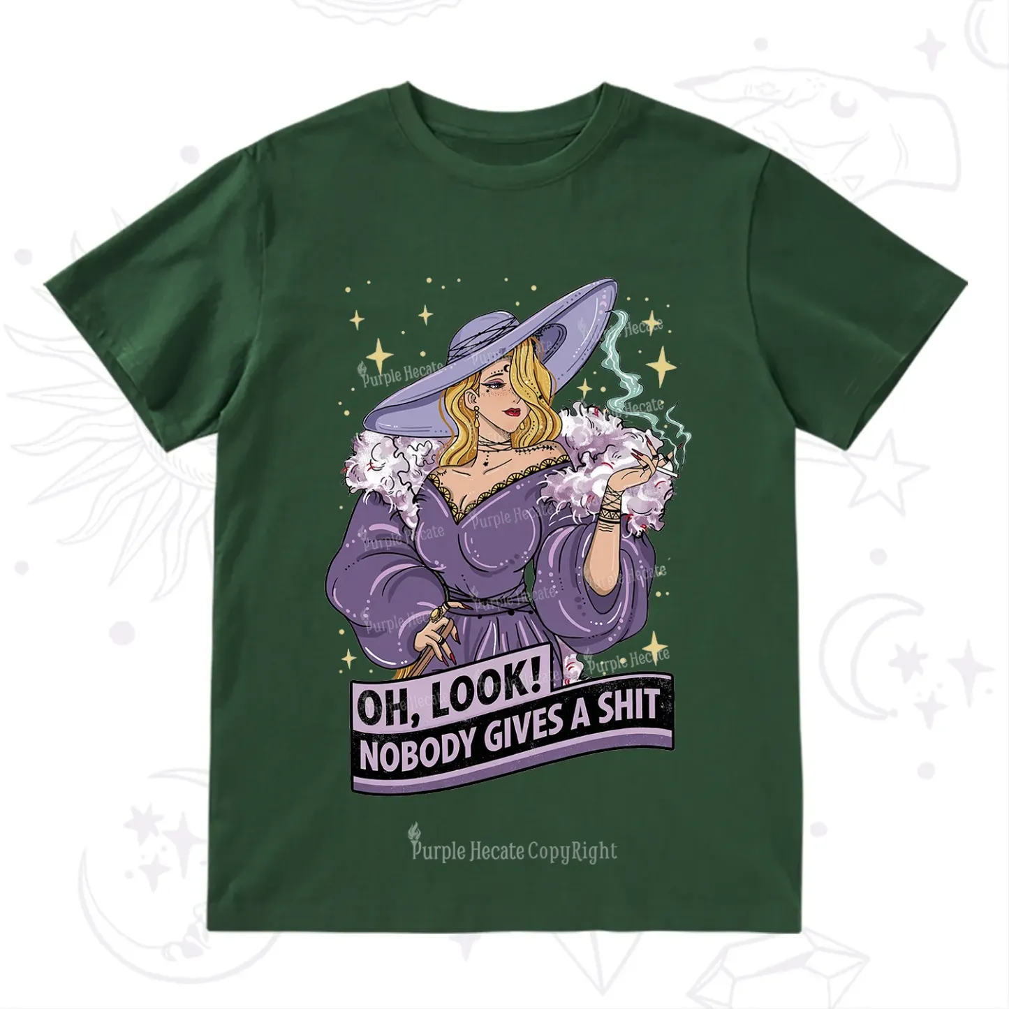 Purplehecate Oh Look Nobody Gives A Shit T-Shirt