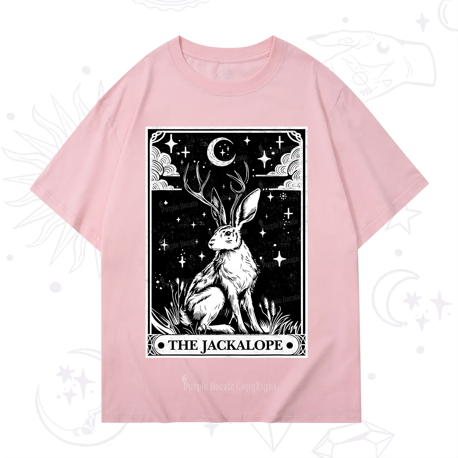 Purplehecate The Jackalope Tarot T-Shirt