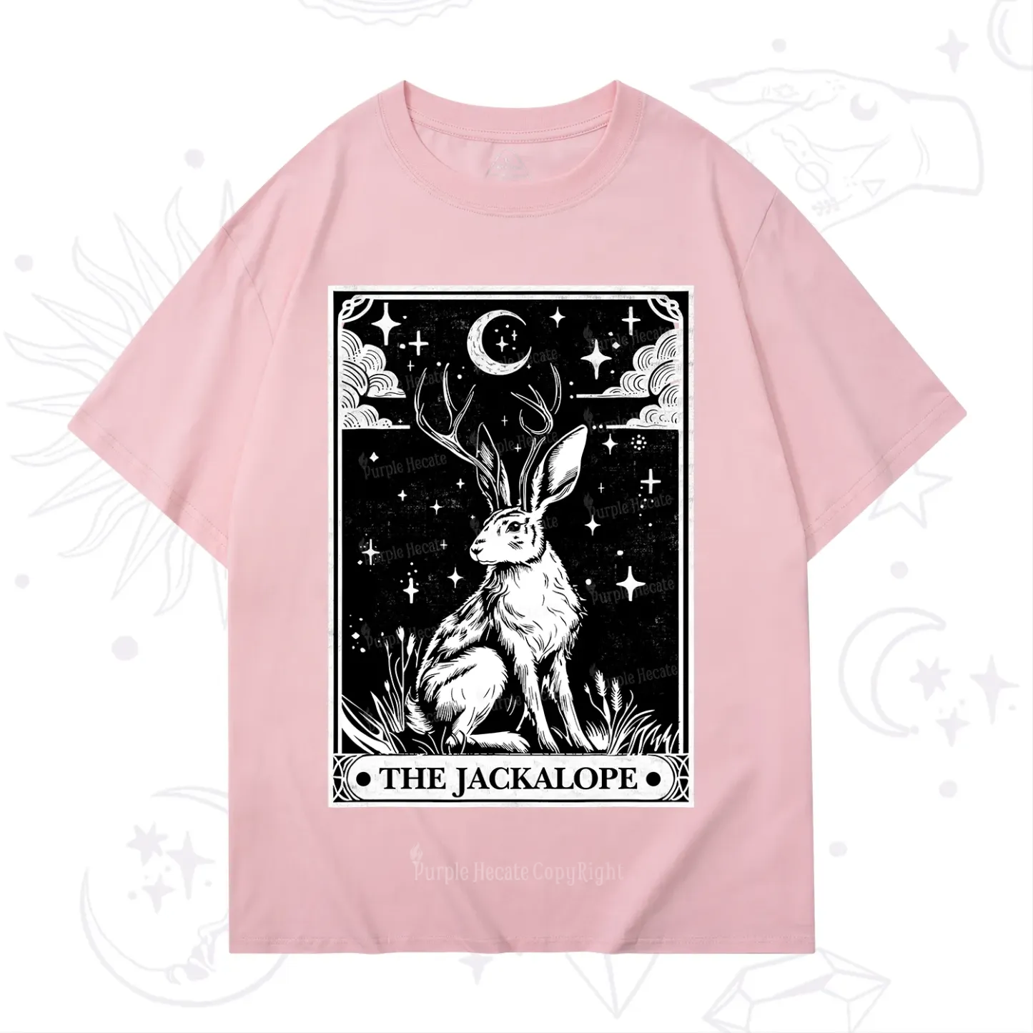 Purplehecate The Jackalope Tarot T-Shirt