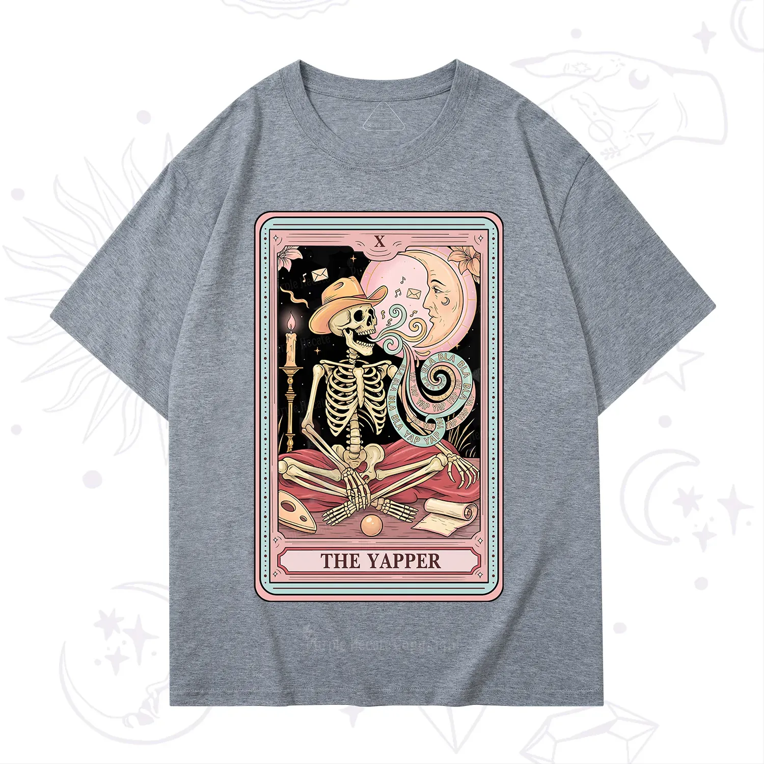 Purplehecate The Skeleton Yapper Tarot T-Shirt