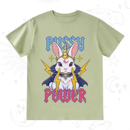 Purplehecate Pussy Power Magic Bunny T-Shirt