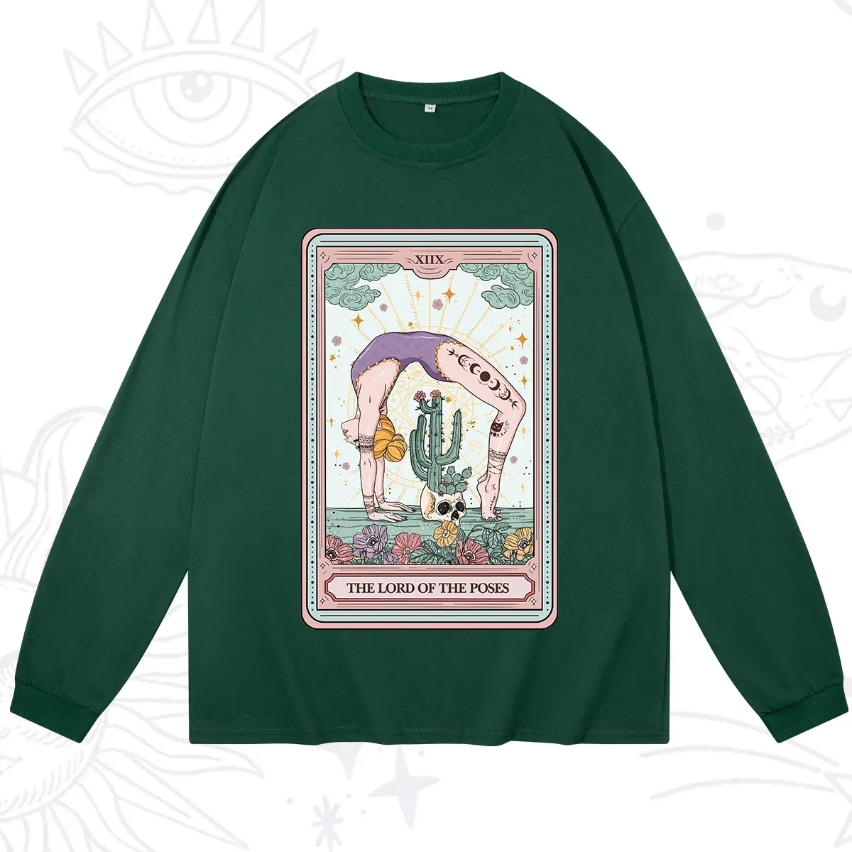 Purplehecate The Lord Of The Poses Tarot Long Sleeve T-Shirt