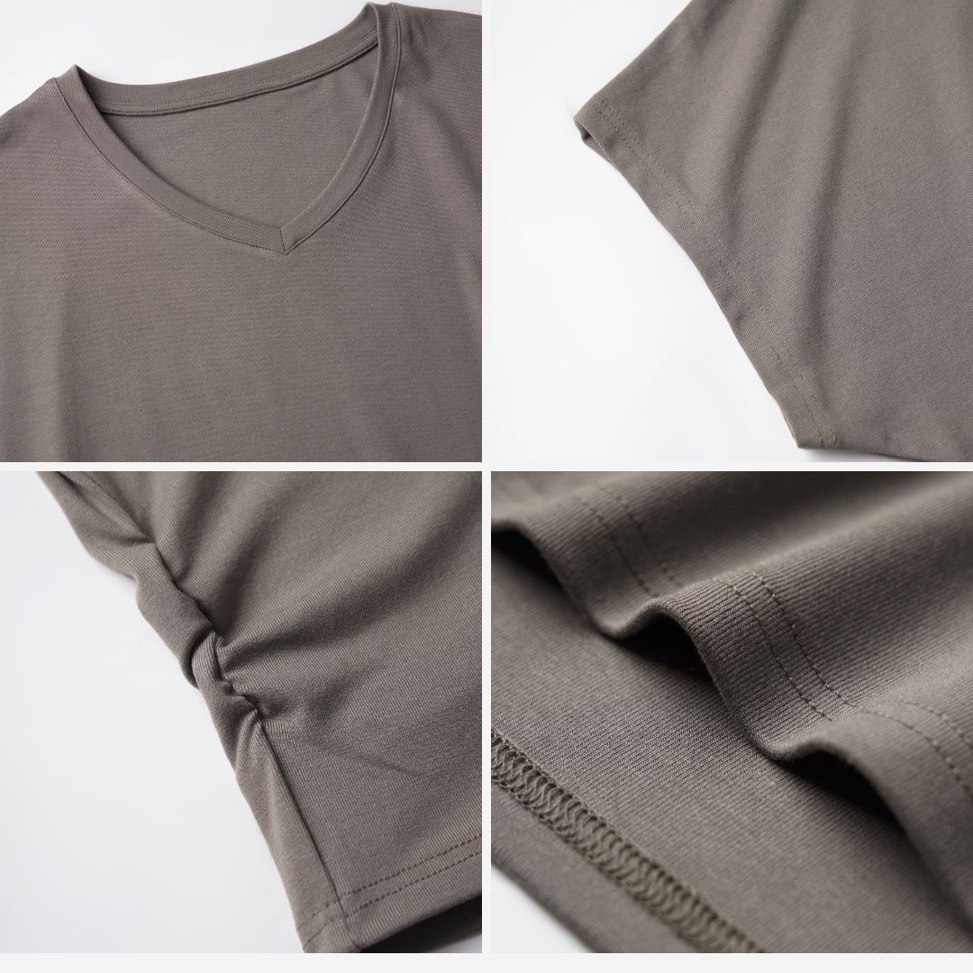 Purplehecate You're Never Alone If You Have Weed V-Neck T-Shirt