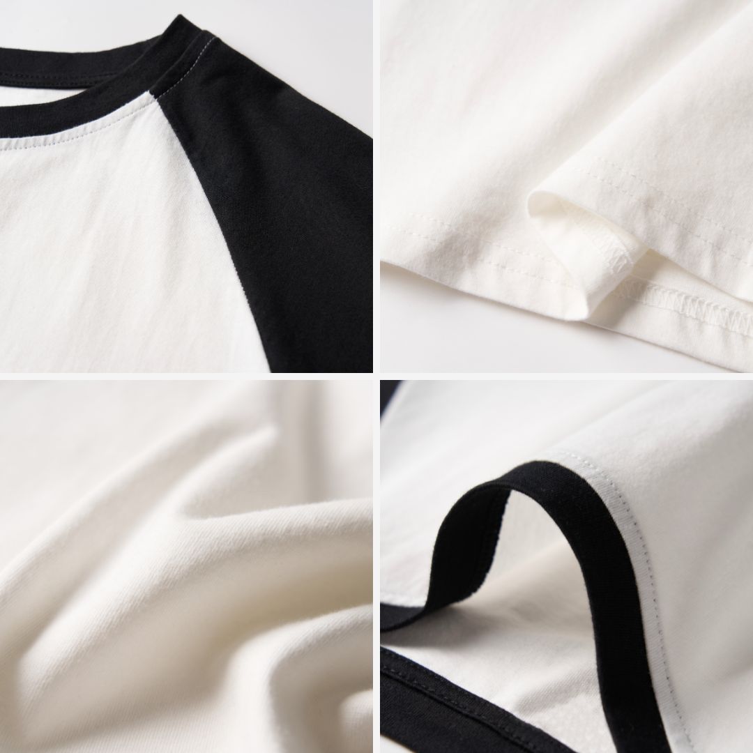 Purplehecate Evil Eye Raglan Short Sleeve T‑Shirt
