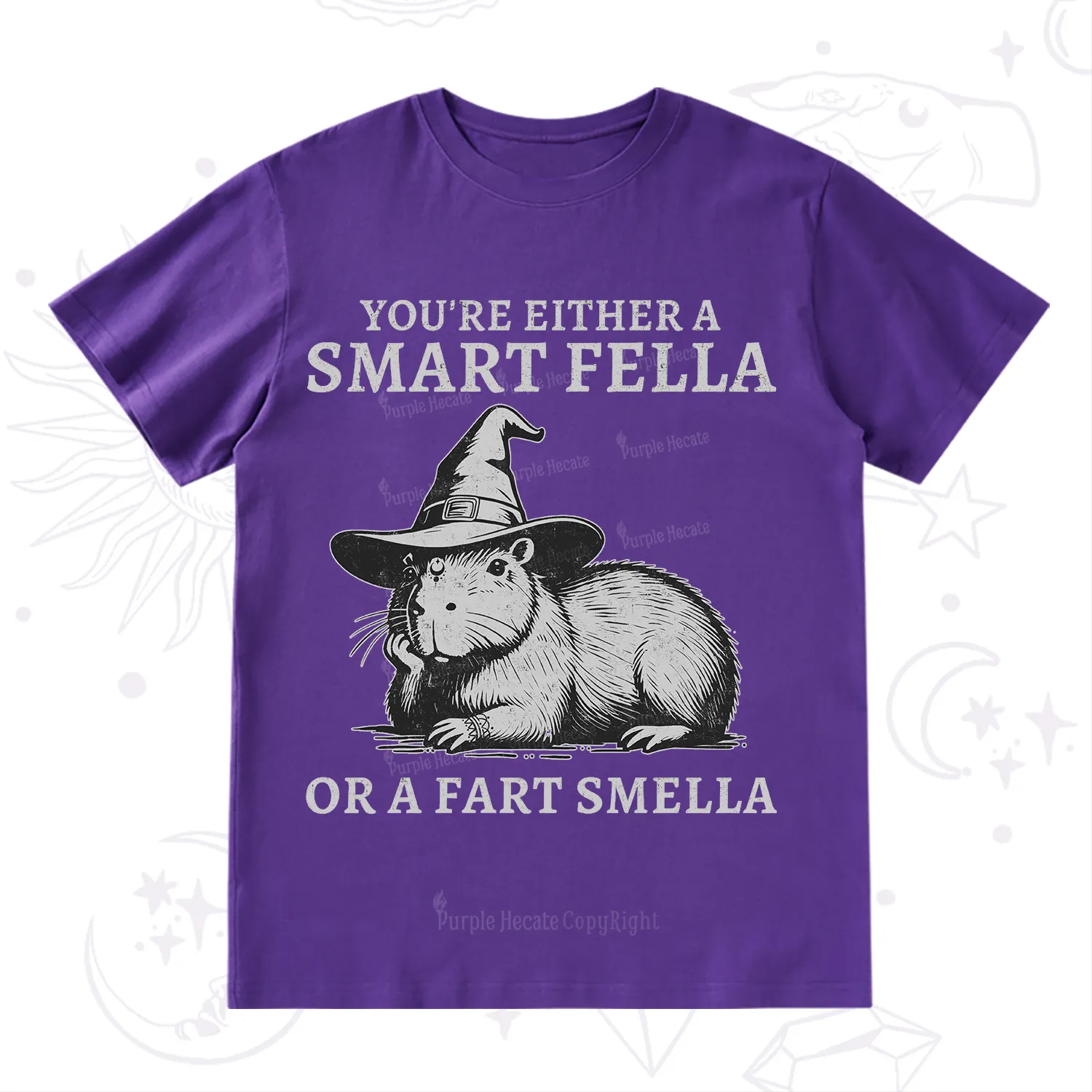 Purplehecate You're Either A Smart Fella or a Smart Fella T-Shirt