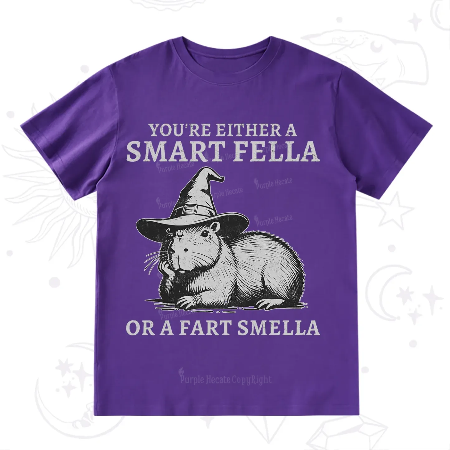Purplehecate You're Either A Smart Fella or a Smart Fella T-Shirt