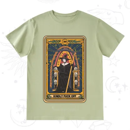 Purplehecate The Kindly Fuck Off Tarot T-Shirt