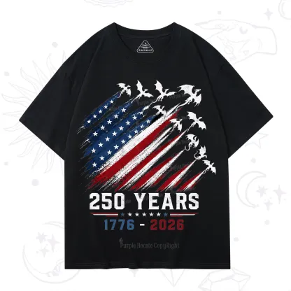 Purplehecate Red White Blue 250 Years T-Shirt