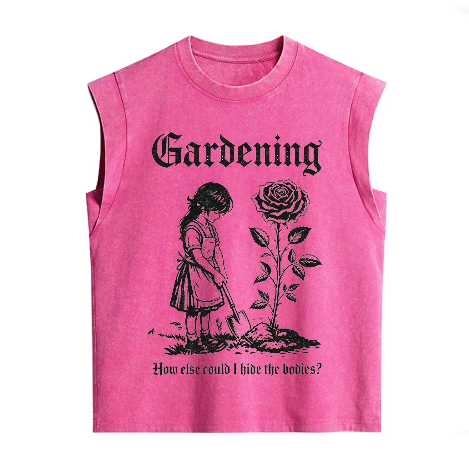 Purplehecate Gardening How Else Could I Hide the Bodies Vintage Washed Tank