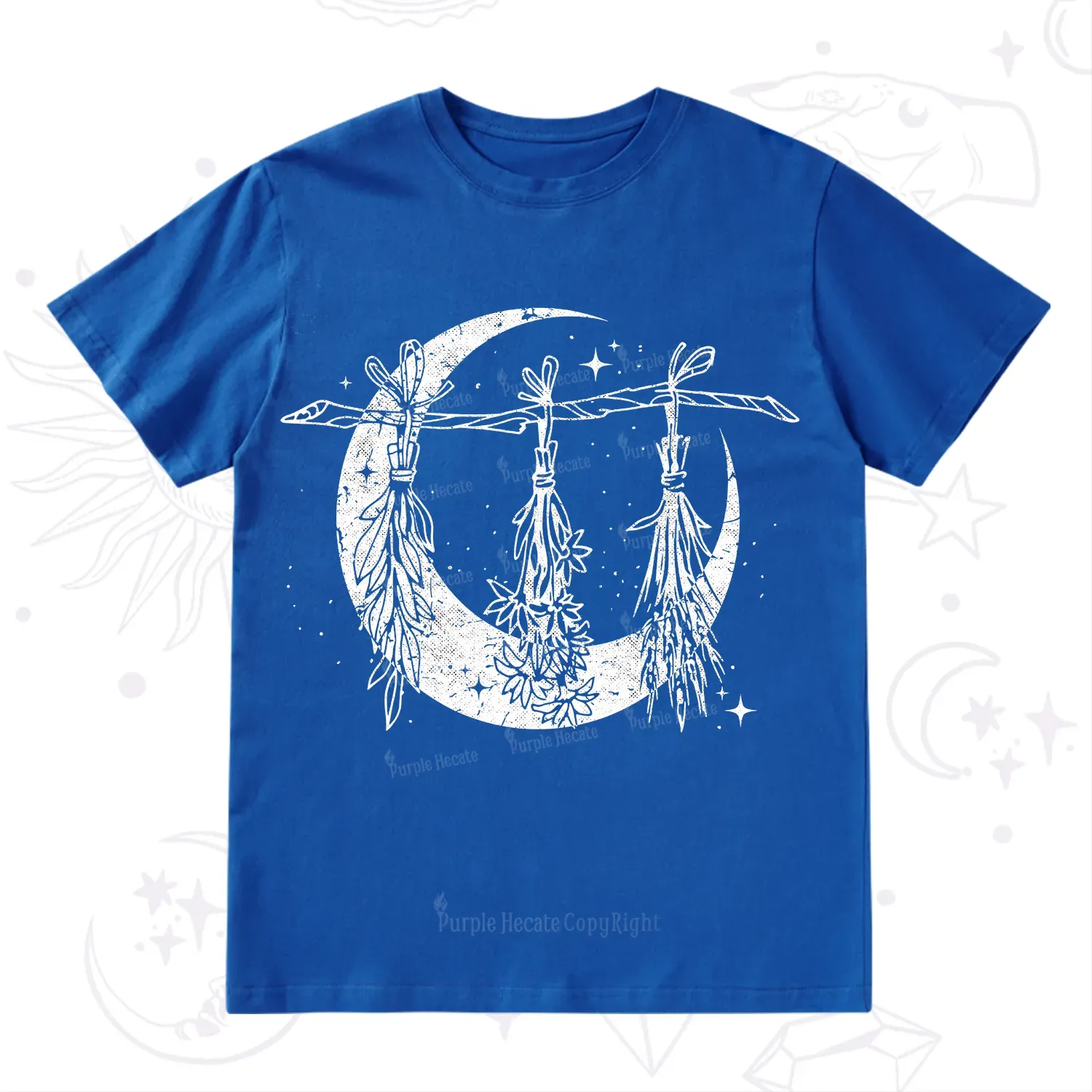 Purplehecate Witchy Moon Herbs T-Shirt