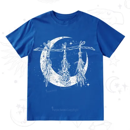 Purplehecate Witchy Moon Herbs T-Shirt