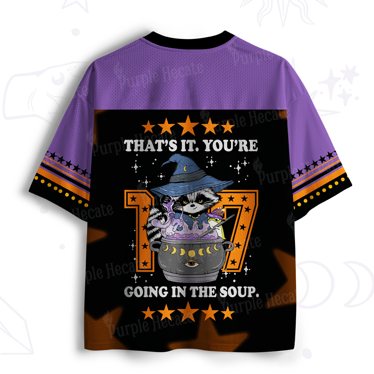 Purplehecate That's It You're Going In The Soup Raccoon Mesh Jersey
