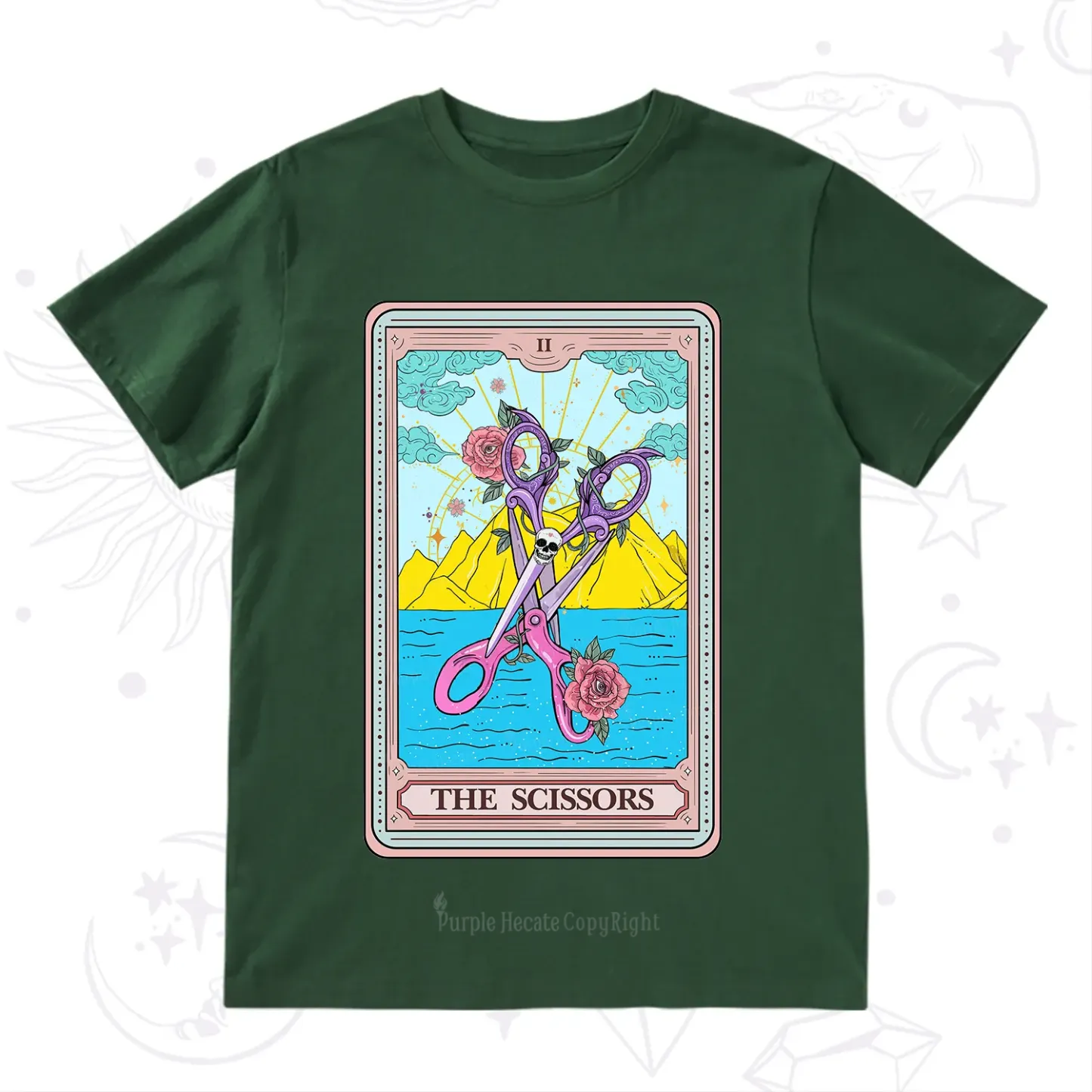 Purplehecate The Scissor Tarot Pride T-Shirt
