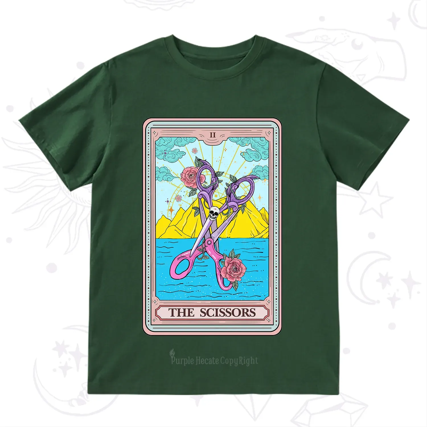 Purplehecate The Scissor Tarot Pride T-Shirt