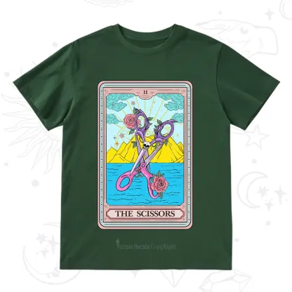 Purplehecate The Scissor Tarot Pride T-Shirt