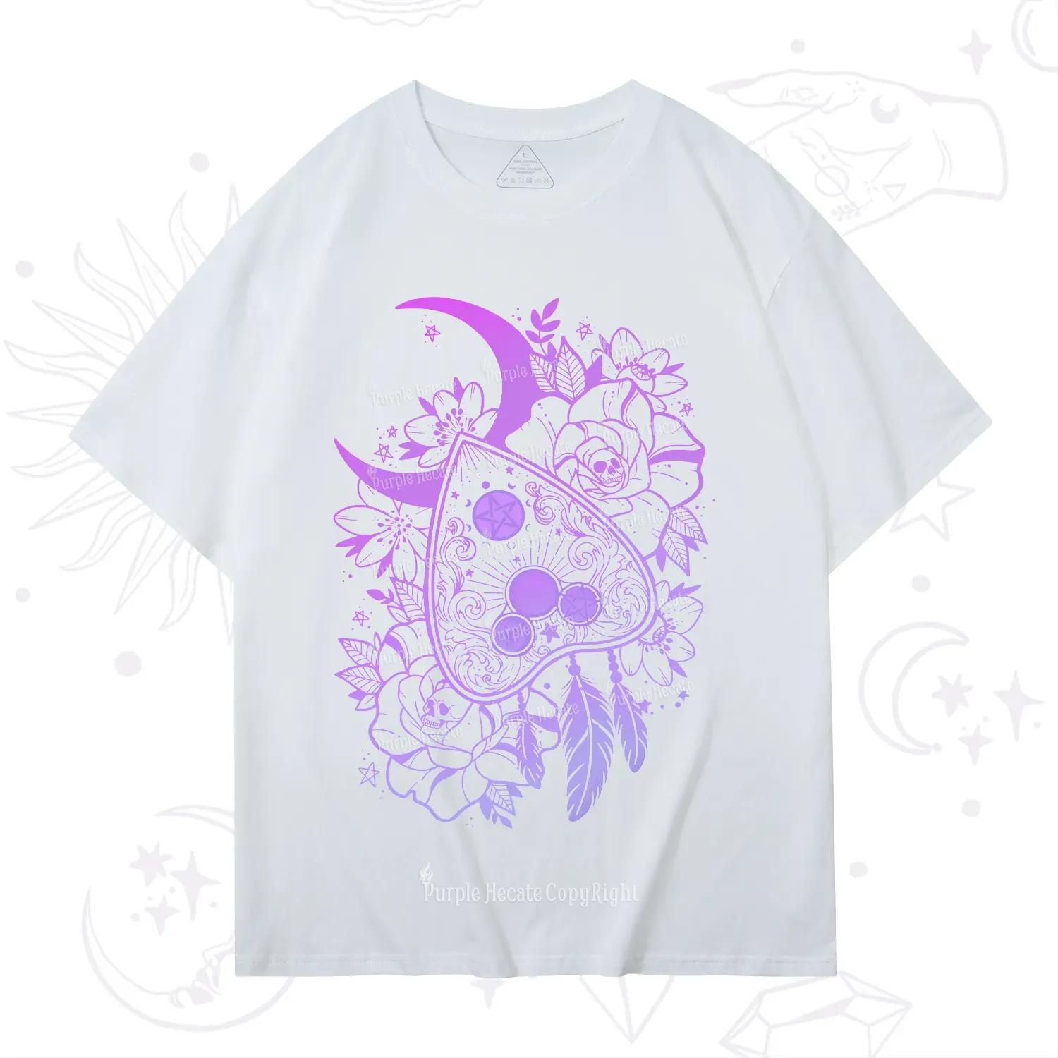 Purplehecate Neon Ouija T-Shirt