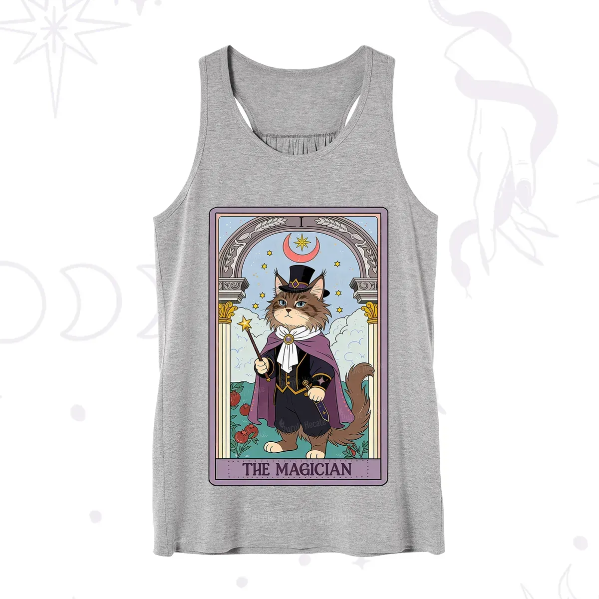 Purplehecate The Magician Cat Tarot Tank