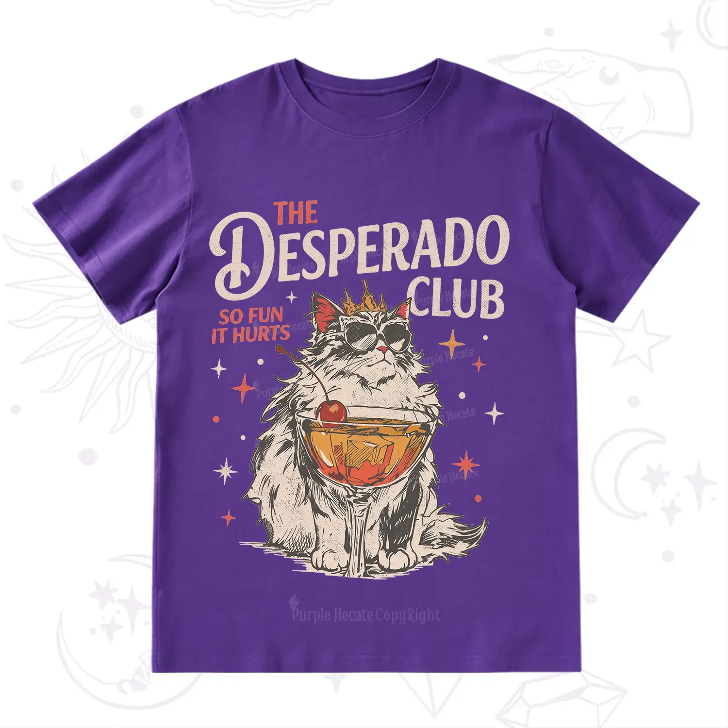 Purplehecate The Desperado Club Vintage Gang T-Shirt