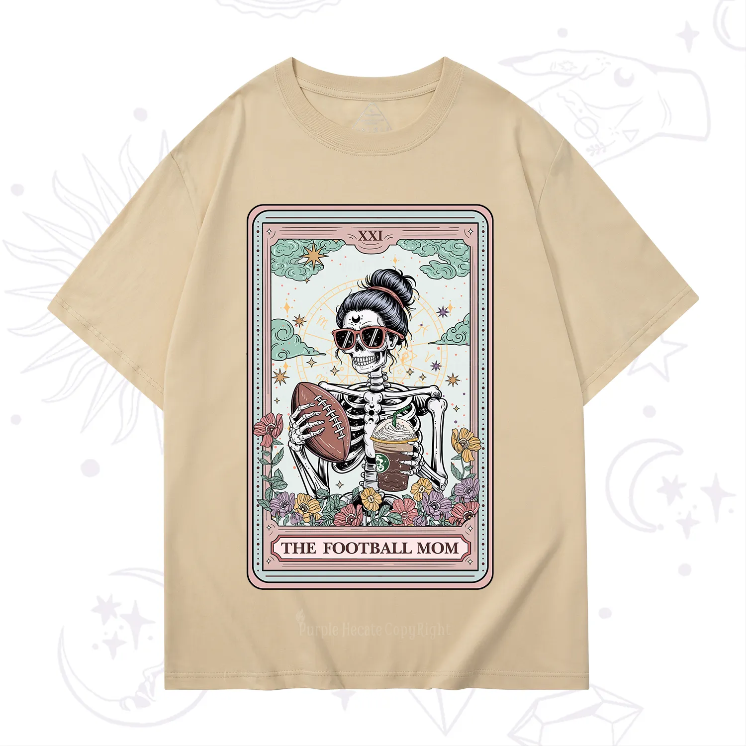 Purplehecate The Football Mom Tarot T-Shirt