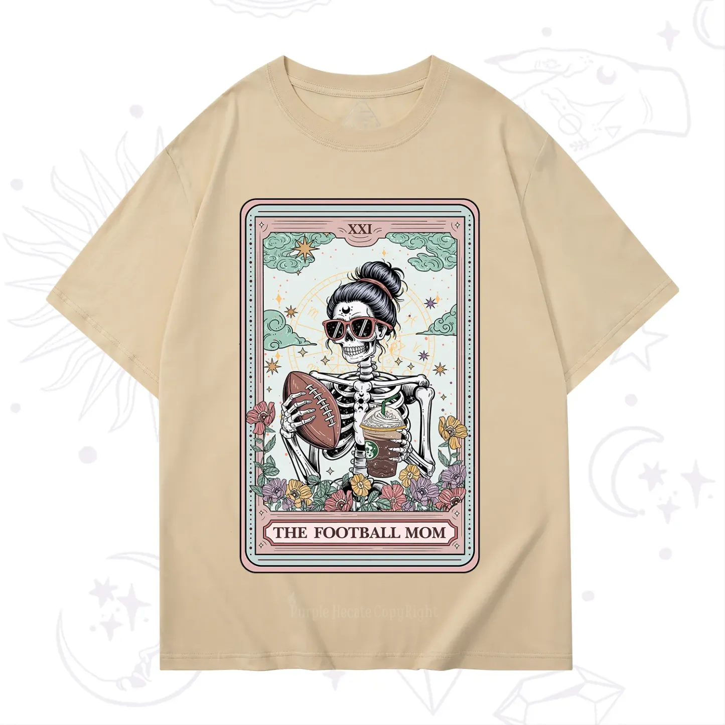 Purplehecate The Football Mom Tarot T-Shirt