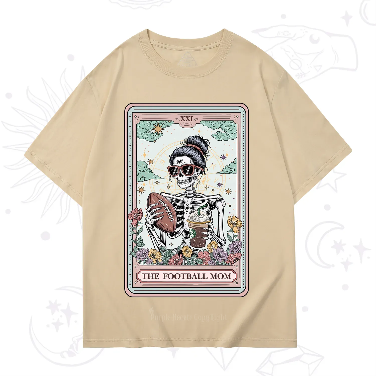 Purplehecate The Football Mom Tarot T-Shirt