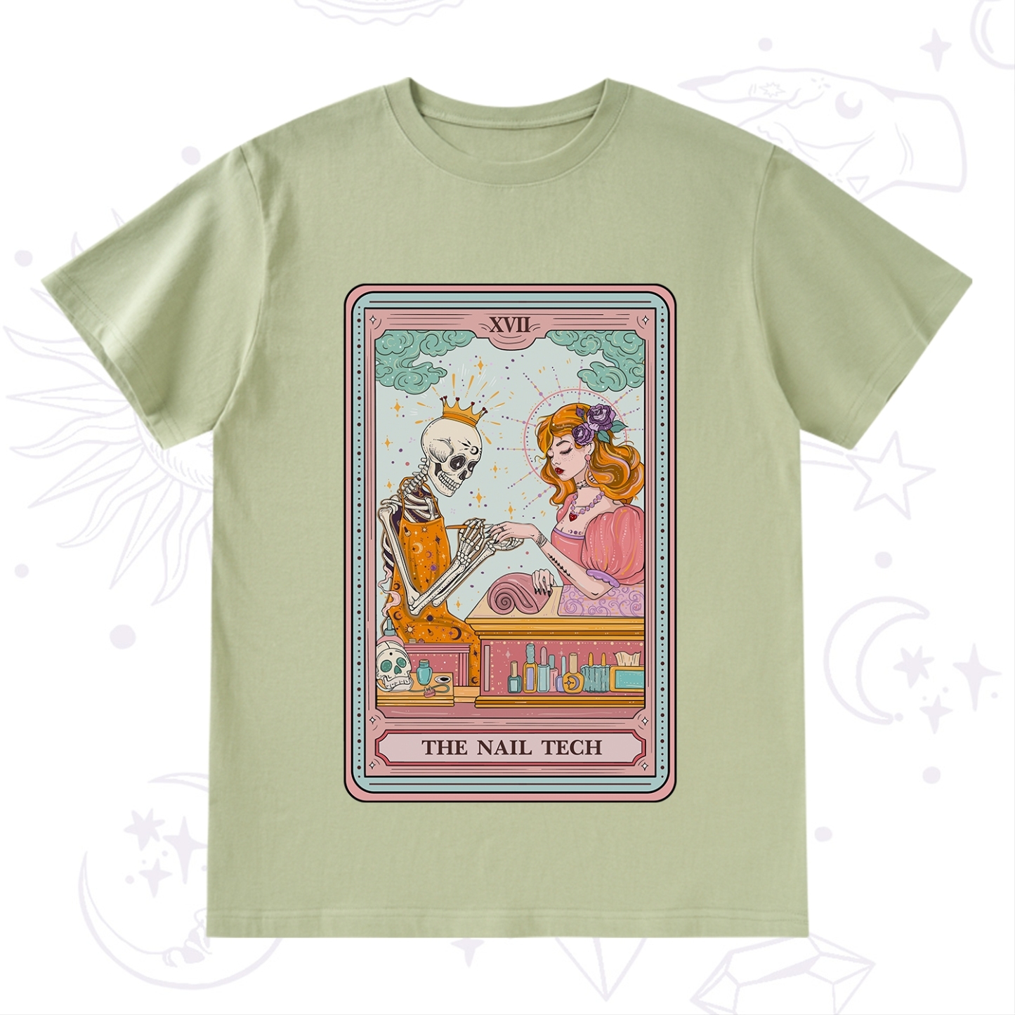 Purplehecate The Nail Tech Life Tarot T-Shirt