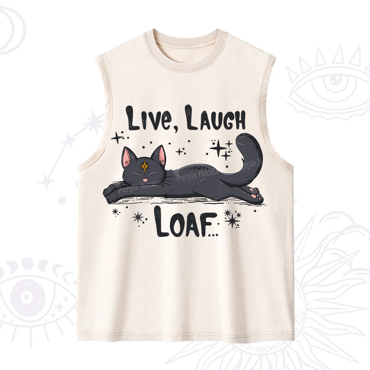 Purplehecate Live Laugh Loaf Washed Tank
