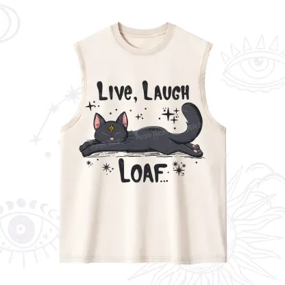 Purplehecate Live Laugh Loaf Washed Tank